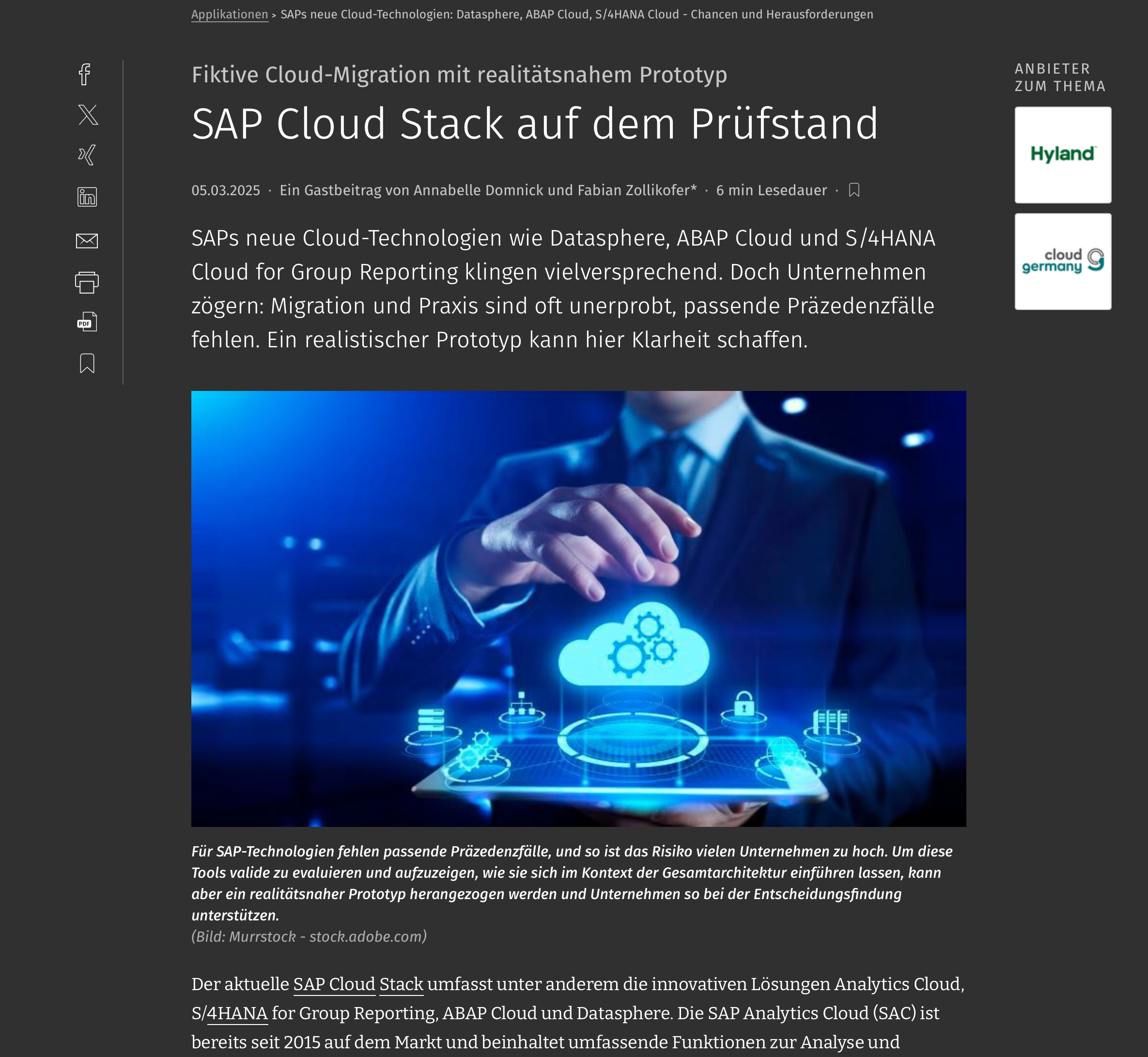 Artikel cloudcomputing insights 
